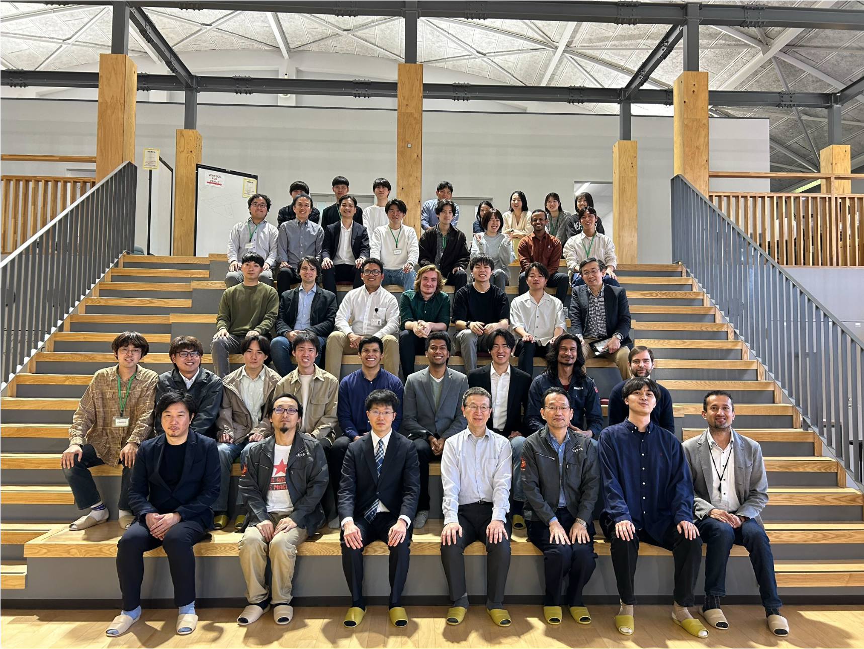 Group photo of the VERTECS project team